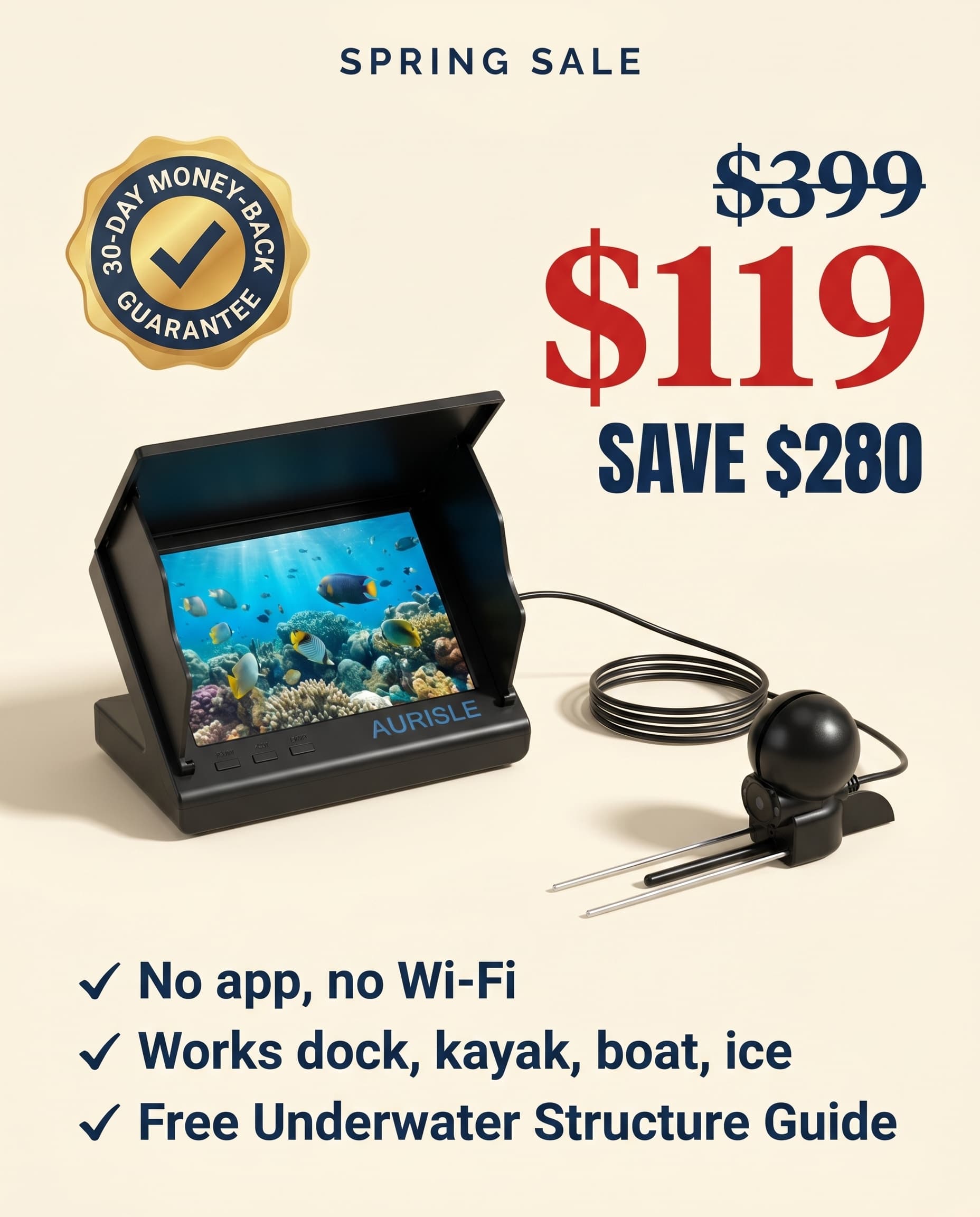 Stop Fishing Blind. See what's really happening underwater — before you waste another cast.