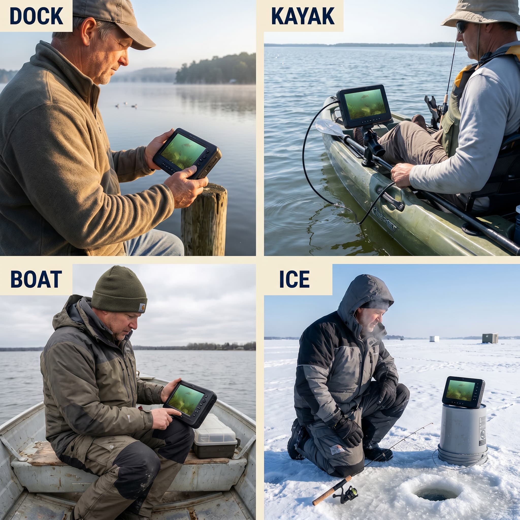 As featured in The Weekend Angler, Bass Today, Outdoor Life Quarterly, Ice Fishing Report, and Kayak Angler Monthly.